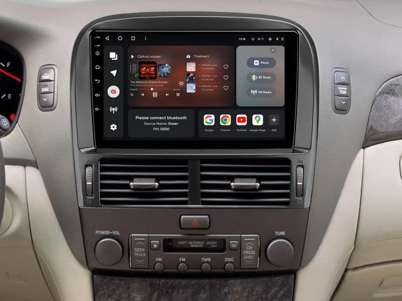 Buy Gazer T6009-XF30 Multimedia System to Toyota Celsior (XF30) 2000-2003