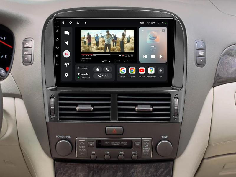 Buy Gazer T6009-XF30 Multimedia System to Toyota Celsior (XF30) 2000-2003