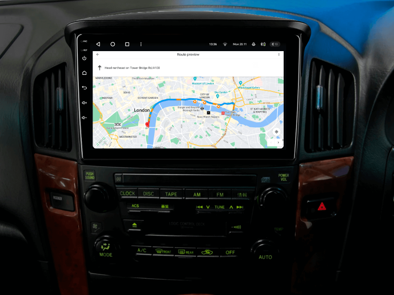 Buy Gazer T6009-XU10 multimedia system to Lexus RX300 (XU10) 1997-2003