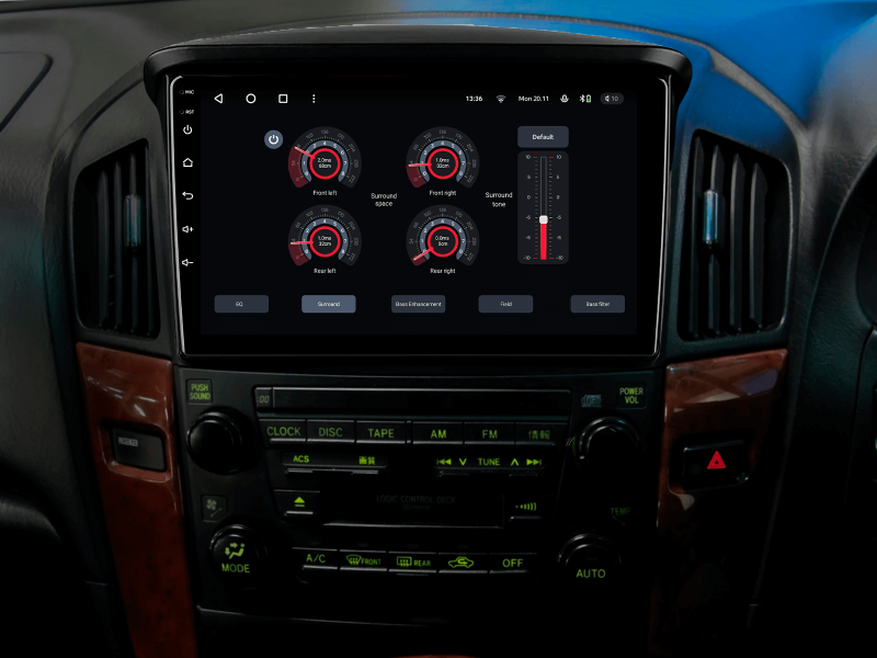 Buy Gazer T6009-XU10 multimedia system to Lexus RX300 (XU10) 1997-2003