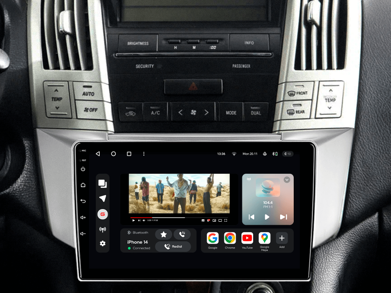 Buy Gazer T6009-XU30 Multimedia System to Lexus RX300, RX330, RX350, RX400H 2003-2009