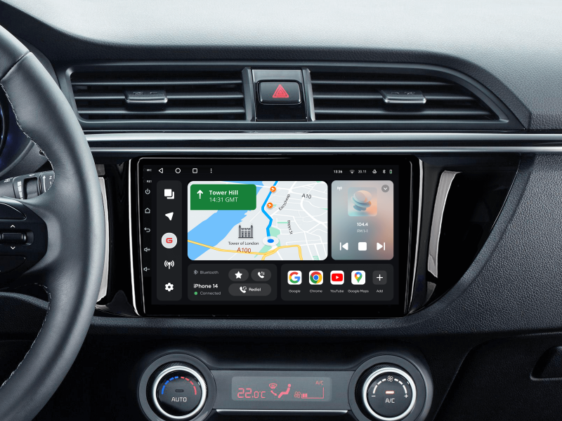 Buy Gazer T6009-YB/L Multimedia System to Kia Rio 4 (Yb) 2016-2019