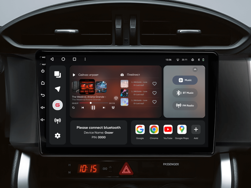 Buy Gazer T6009-Zn6 multimedia system to Subaru brz (Zn6) 2012-2016