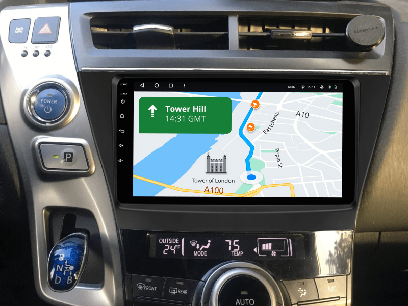 Купити Мультимедійна система Gazer T6009-ZVW40 до Toyota Prius V (ZVW40) 2012-2017