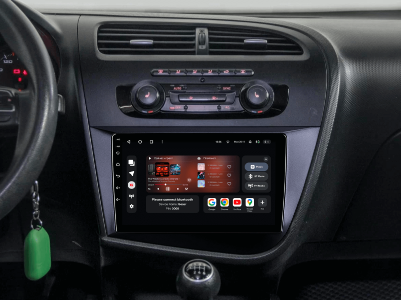 Buy Gazer T6509-1P Multimedia System to Seat Leon 2 (1p) 2005-2012