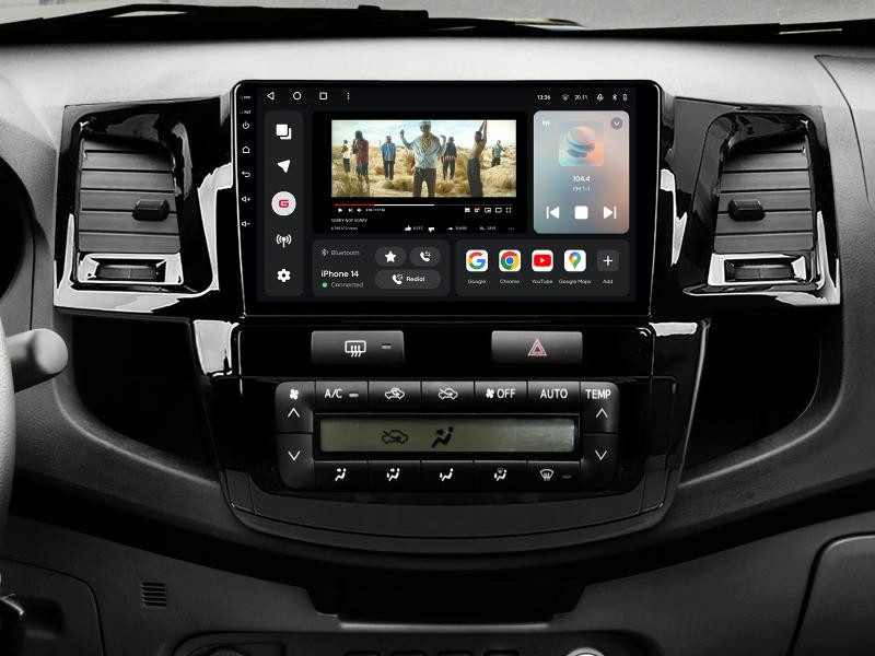 Buy Gazer T6509-An50 multimedia system to Toyota Fortuner 1 (An50, An60), Hilux Revo, Vigo 2008-2014