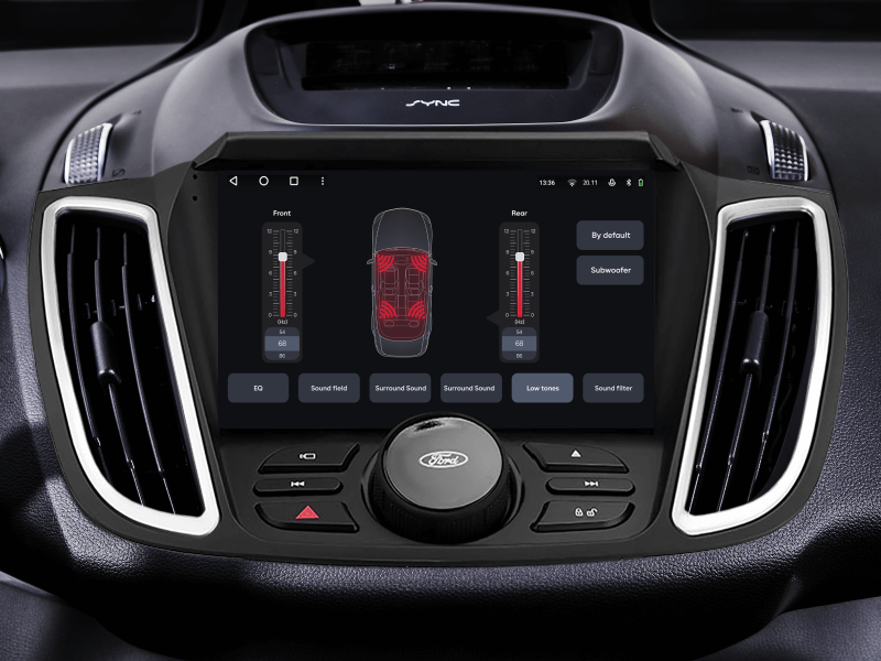 Buy Gazer T6509-C520 Multimedia System to Ford Kuga 2, Escape 3 2012-2019