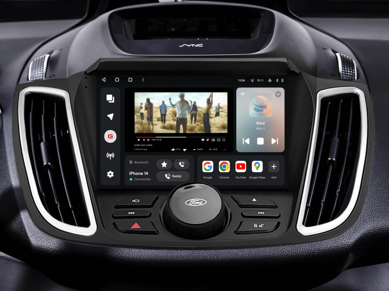 Buy Gazer T6509-C520 Multimedia System to Ford Kuga 2, Escape 3 2012-2019