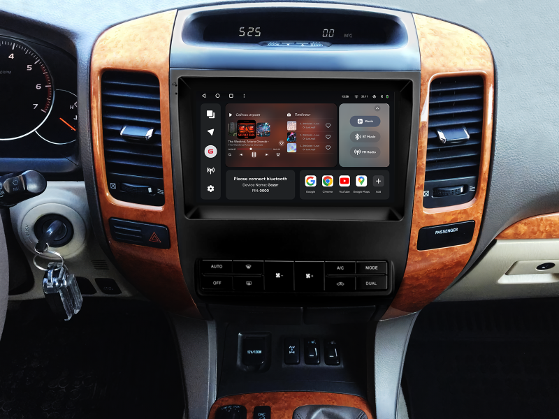 Buy Gazer T6509-J120 Multimedia System to Lexus GX470 (J120) 2002-2009