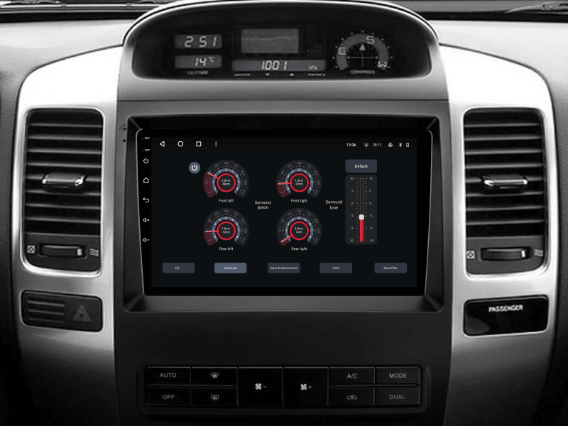 Buy Gazer T6509-J120 Multimedia System to Toyota Land Cruiser Prado 3 (J120) 2002-2009