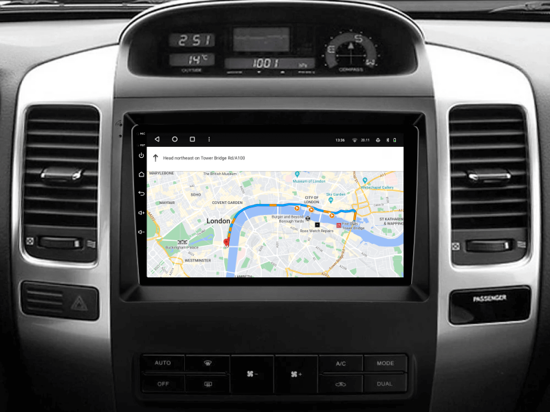 Buy Gazer T6509-J120 Multimedia System to Toyota Land Cruiser Prado 3 (J120) 2002-2009