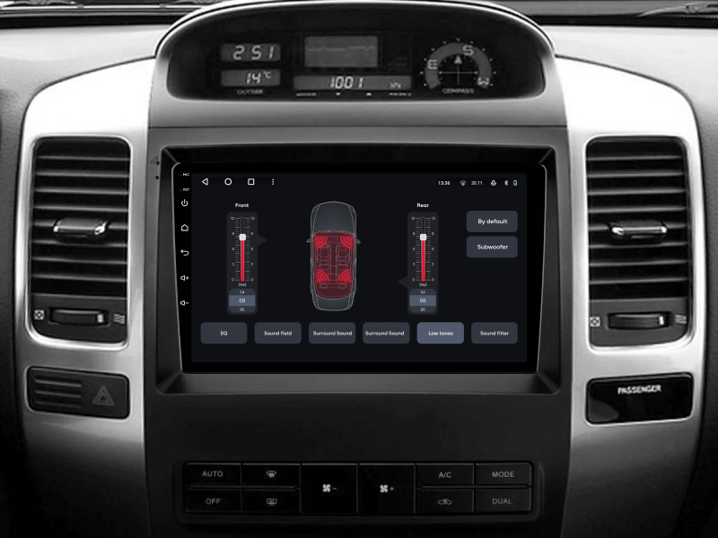 Buy Gazer T6509-J120 Multimedia System to Toyota Land Cruiser Prado 3 (J120) 2002-2009