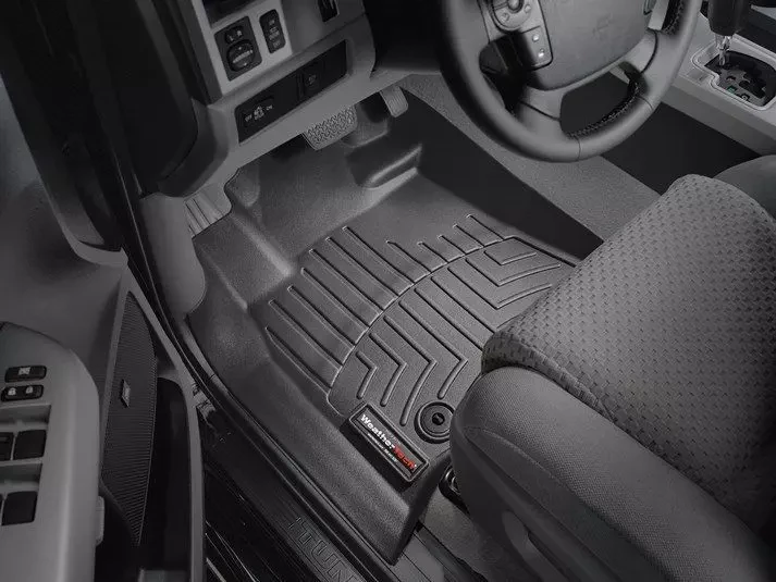 Купить Ковры резиновые передние черные WeatherTech для Toyota Tundra/Sequoia 12+ 444081