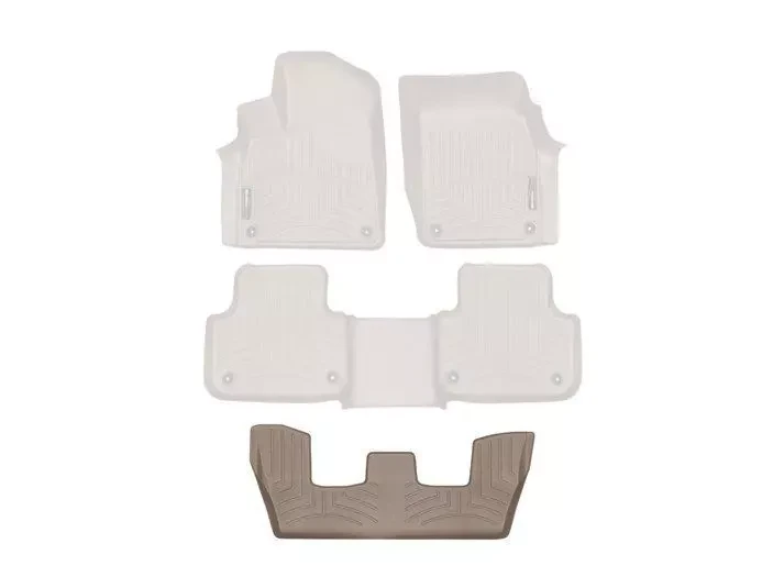 Buy Rubber Rubber Third row beige Weathertech for Audi Q7 2016+ 458873