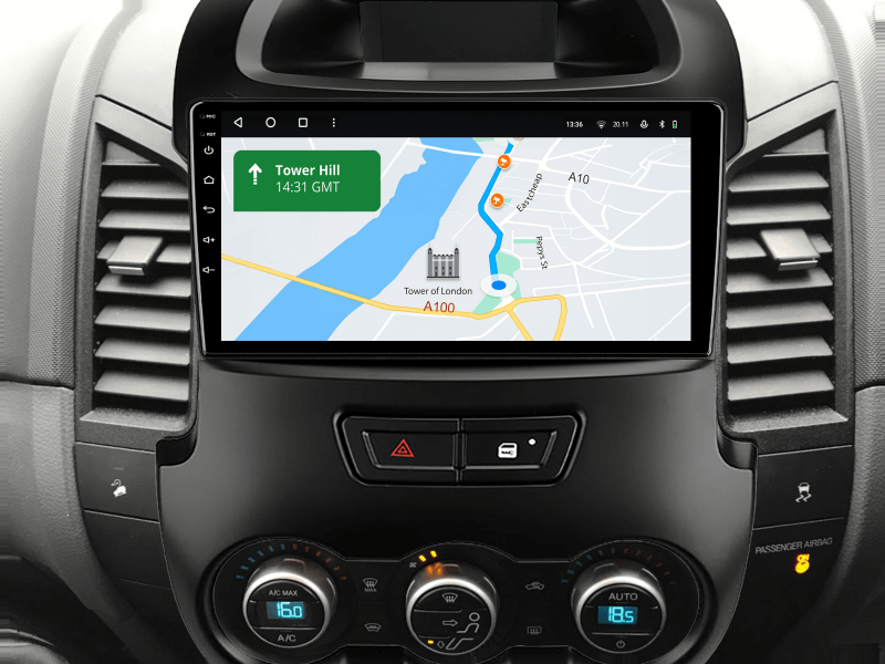 Buy Gazer T6509-P375 Multimedia System to Ford Ranger 2011-2016