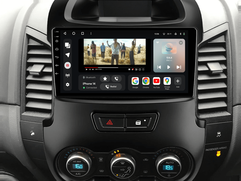 Buy Gazer T6509-P375 Multimedia System to Ford Ranger 2011-2016