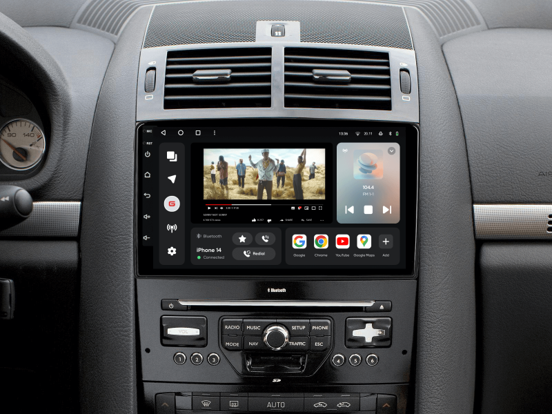 Buy Gazer T6509-PF3 multimedia system to Peugeot 407 1 2004-2011