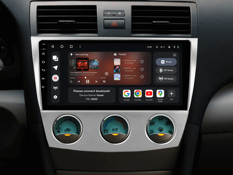 Buy Gazer T6509-TXV40 multimedia system to Toyota Camry 6 (XV40) 2006-2011