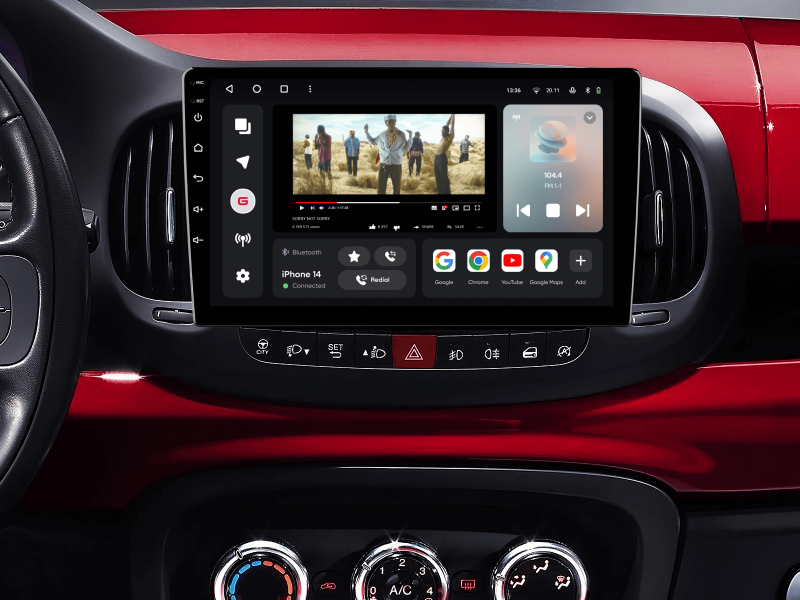 Buy Gazer T6010-330 PRO Multimedia System to Fiat 500l 2012-2017