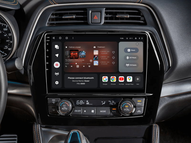 Buy Gazer T6010-A36 PRO Multimedia System to Nissanima 2015-2020