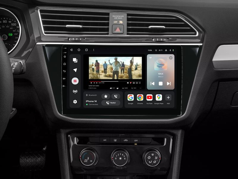 Buy Gazer T6010-AD/L PRO Multimedia System to Volkswagen Tiguan 2 (AD) 2016-2022