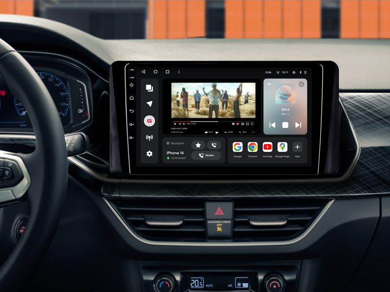 Buy Gazer T6010-AW PRO Multimedia System to Volkswagen Polo 6 (AW) 2020-2022