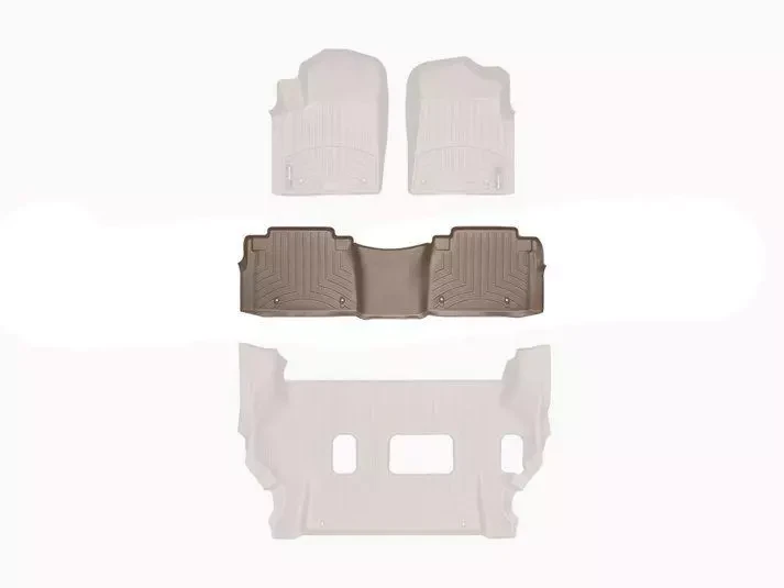 Buy Rubber rubber rear beige weathertech for Infiniti QX-80 2014+ 453362