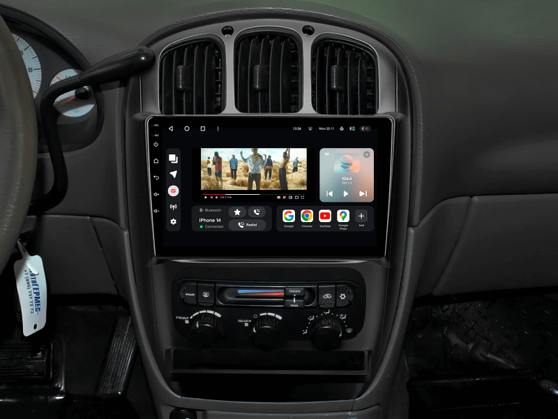 Buy Gazer T6010-Crs/H PRO Multimedia System to Chrysler Voyager RG Rs, Town & Country Rs 2000-2007