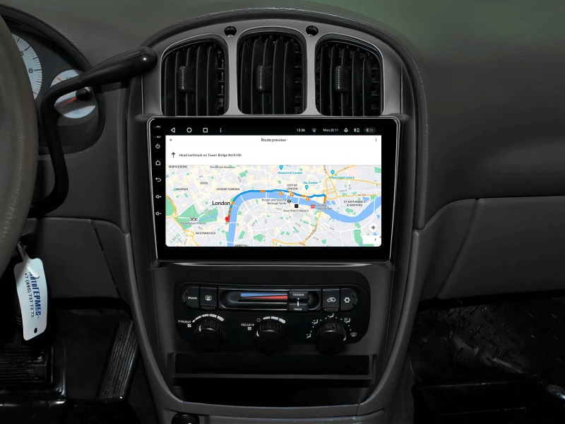 Buy Gazer T6010-Crs/H PRO Multimedia System to Chrysler Voyager RG Rs, Town & Country Rs 2000-2007