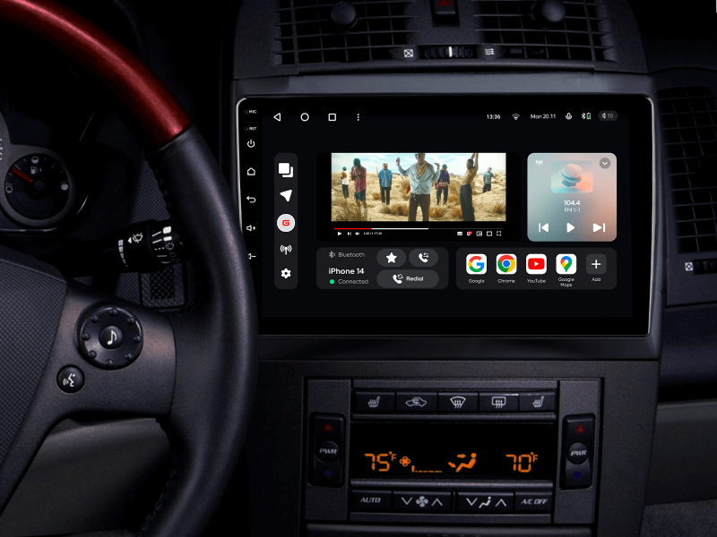 Buy Gazer T6010-G6D PRO Multimedia System to Cadillac CTS 2002-2007, SRX 2003-2009