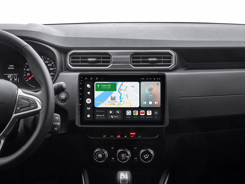 Buy Gazer T6010-HM PRO Multimedia System to Renault Duster 2 (HM) 2020-2021, Arkana 1 2019-2021