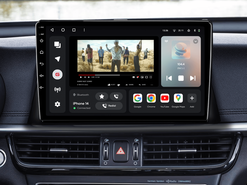 Buy Gazer T6010-JF PRO Multimedia System to Kia Optima 4 (JF) 2015-2020