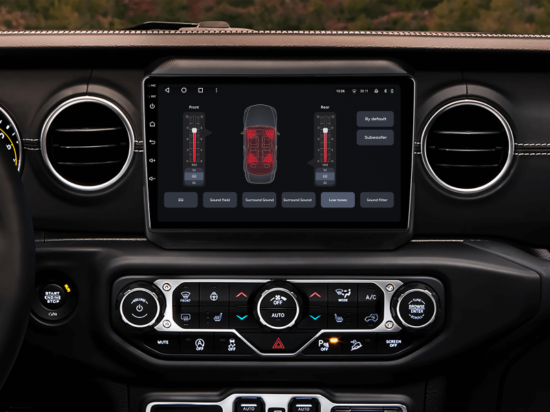 Buy Gazer T6010-JL PRO Multimedia System to Jeep Wrangler 4 (JL) 2018-2019