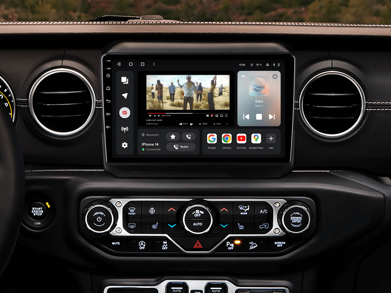 Buy Gazer T6010-JL PRO Multimedia System to Jeep Wrangler 4 (JL) 2018-2019