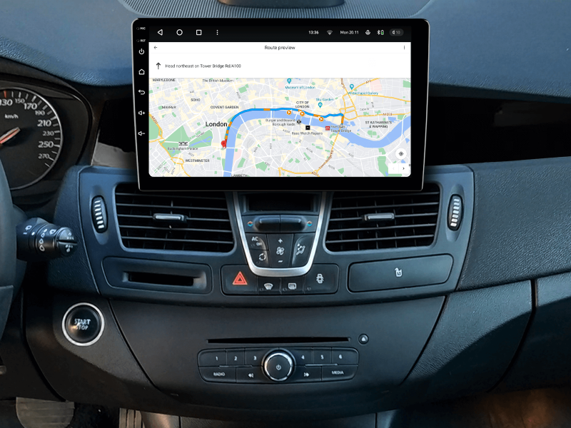 Buy Gazer T6010-L70 PRO Multimedia System to Renault Latitude 1 (L70) 2010-2015