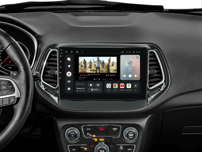 Buy Gazer T6010-MP PRO Multimedia System to Jeep Compass 2 (MP) 2016-2018