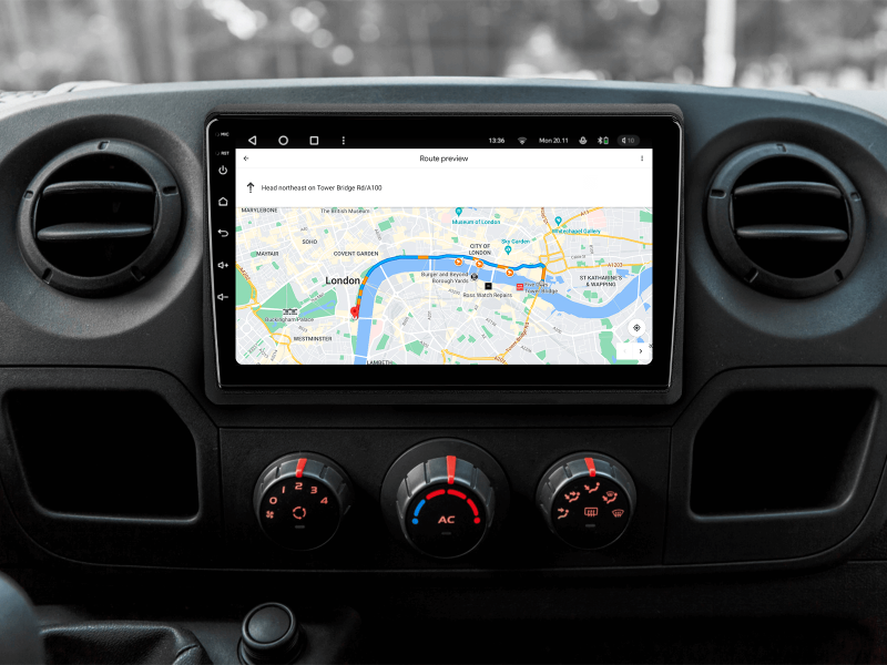 Buy Gazer T6010-NV400 PRO Multimedia System to Opel Movano 2 2010-2019