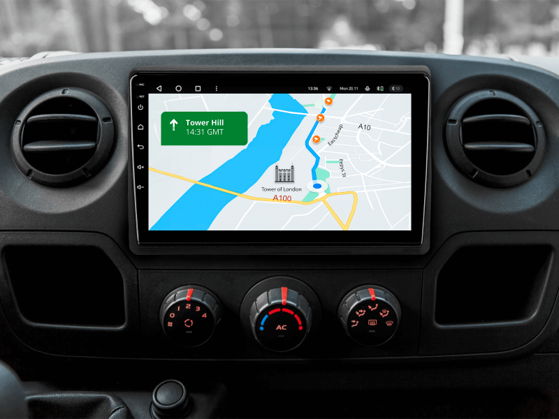 Buy Gazer T6010-NV400 PRO Multimedia System to Renault Master 2010-2019