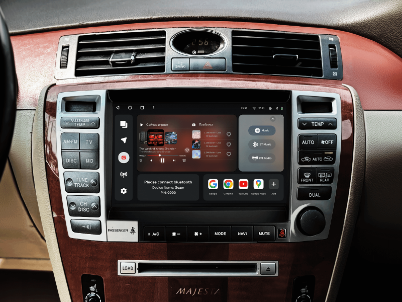 Buy Gazer T6010-S170 PRO Multimedia System to Toyota Crown, Majesta 3 (S170) 1999-2004