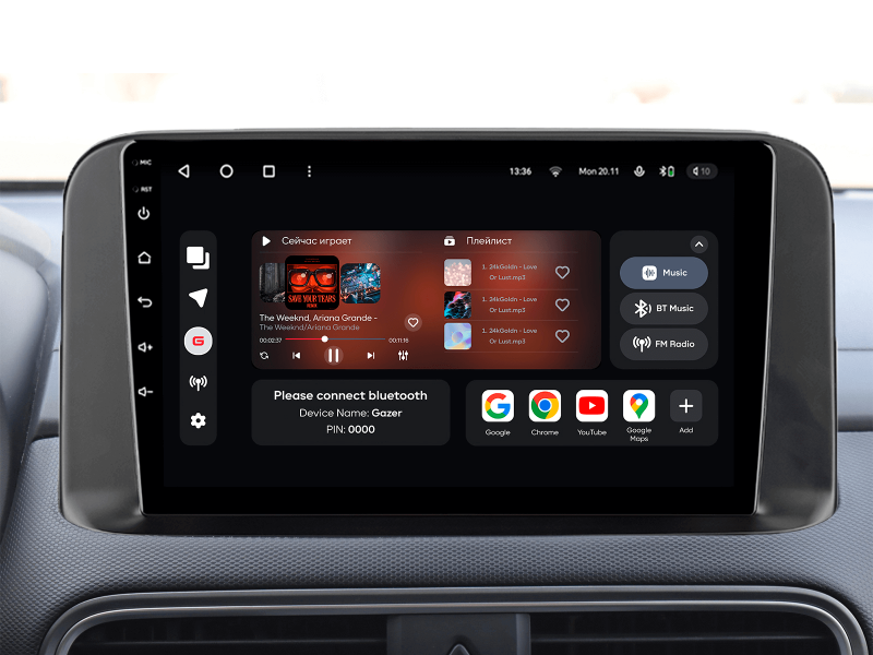Buy Gazer T6010-SX2 PRO Multimedia System to Hyundai Encino 2018-2019