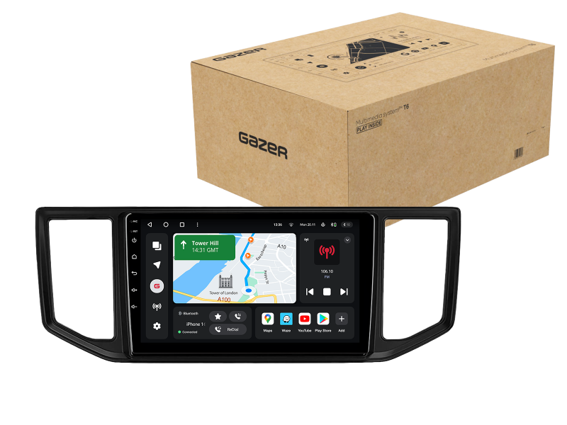 Купити Мультимедійна система Gazer T6010-SY PRO до Volkswagen Crafter (SY) 2017-2021