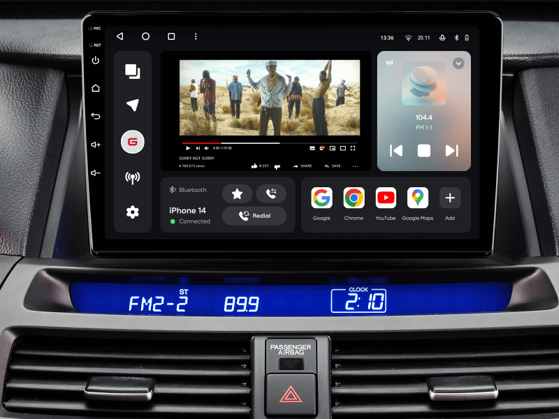 Buy Gazer T6010-TF1 PRO Multimedia System to Honda Crostour 1 (TF) 2009-2015