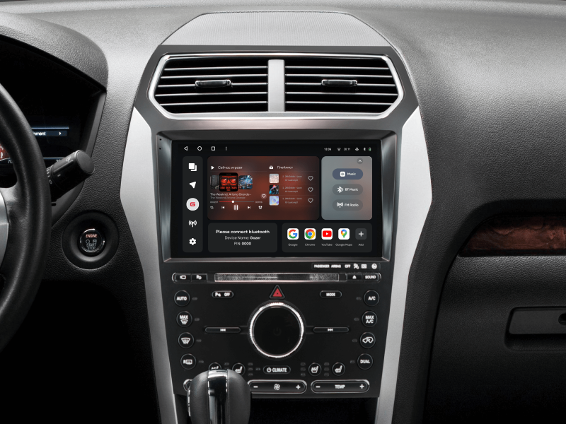 Buy Gazer T6010-U502 PRO Multimedia System to Ford Explorer 5 2011-2019