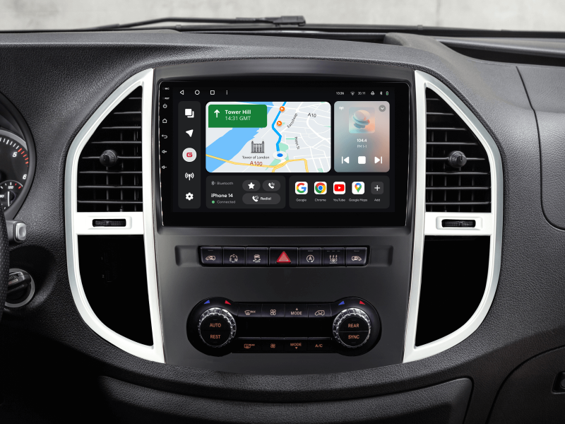 Buy Gazer T6010-W447 PRO Multimedia System to Mercedes-Benz Vito 3 (W447) 2014-2020