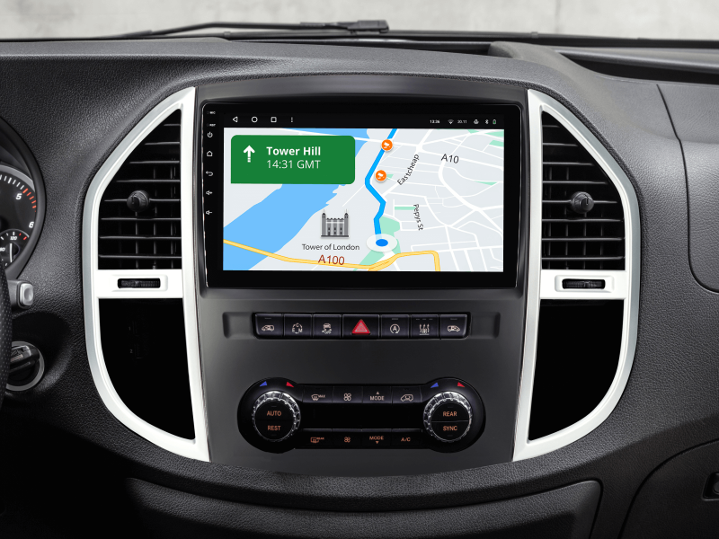 Buy Gazer T6010-W447 PRO Multimedia System to Mercedes-Benz Vito 3 (W447) 2014-2020