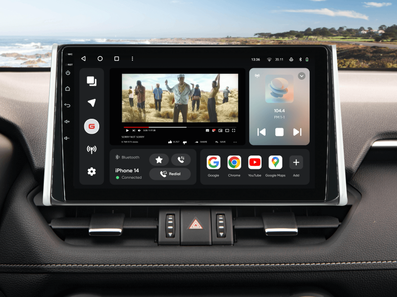 Buy Gazer T6010-XA50 PRO Multimedia System to Toyota RAV4 (XA50) 2018-2020
