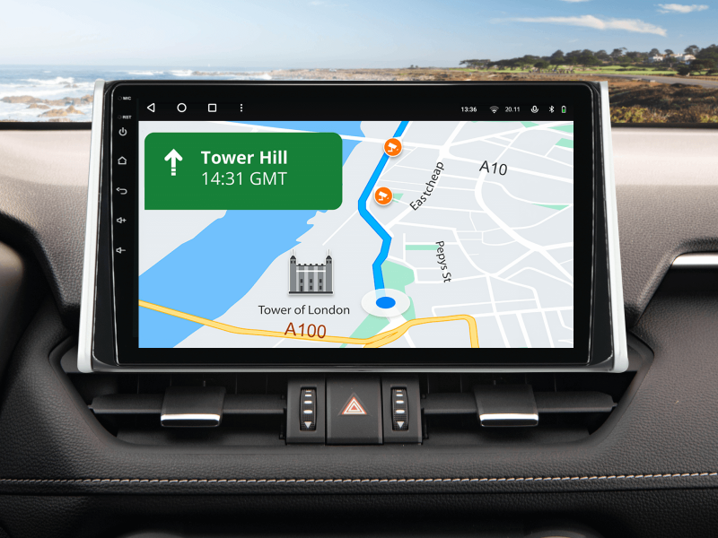 Buy Gazer T6010-XA50 PRO Multimedia System to Toyota RAV4 (XA50) 2018-2020