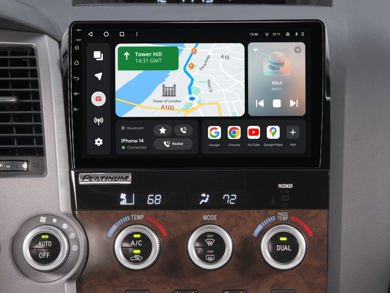 Buy Gazer T6010-XK50 PRO Multimedia System to Toyota Tundra (XK50) 2007-2013, Sequoia (XK60) 2008-2017