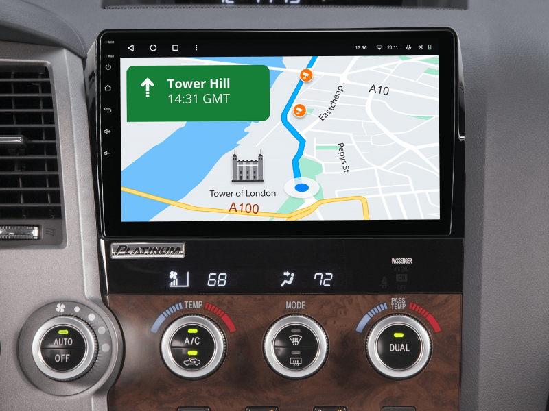 Buy Gazer T6010-XK50 PRO Multimedia System to Toyota Tundra (XK50) 2007-2013, Sequoia (XK60) 2008-2017