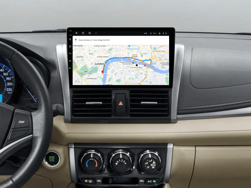 Buy Gazer T6010-XP150V PRO Multimedia System to Toyota Vios 3 (XP150) 2013-2020